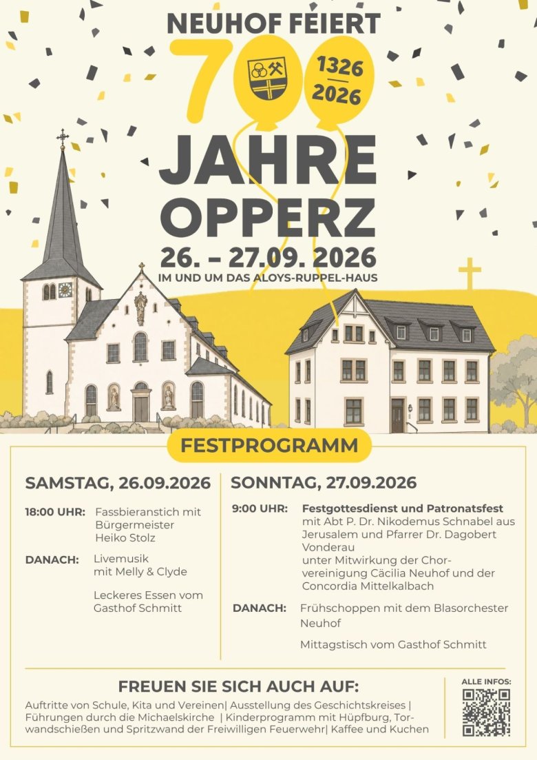 Neuhof feiert 700 Jahre Opperz - 1